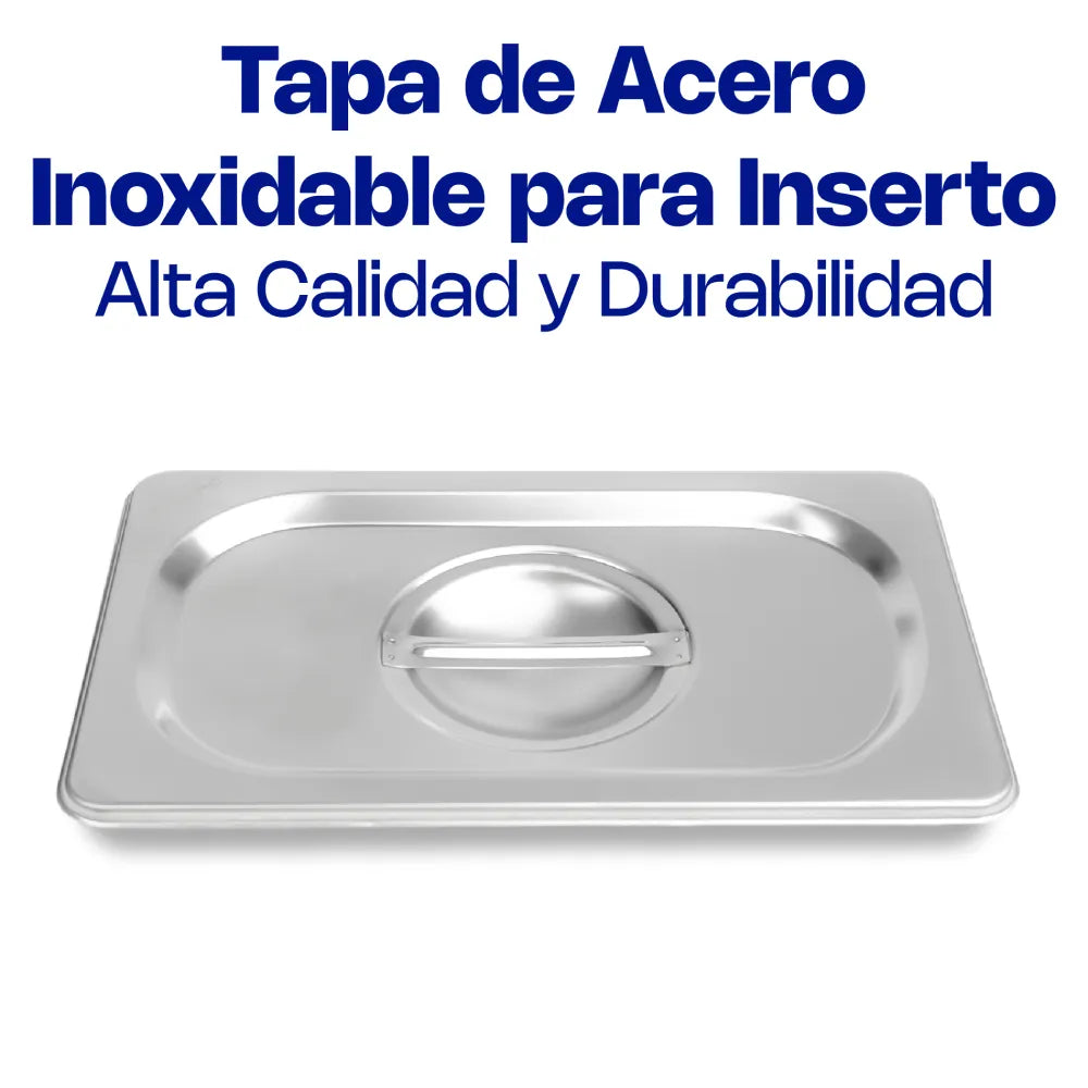 Tapa para Insertos CALEDONIA | GN 1/3 | Acero Inoxidable
