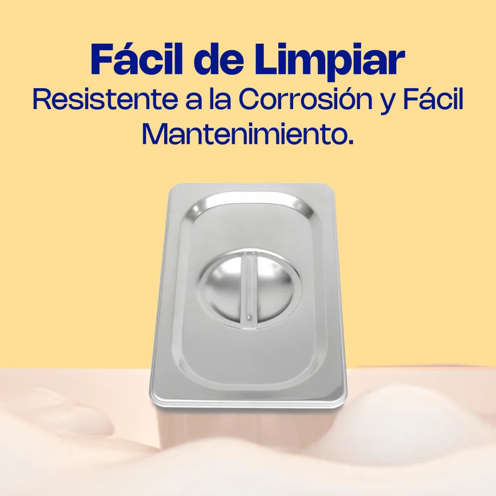 Tapa para Insertos CALEDONIA | GN 1/3 | Acero Inoxidable