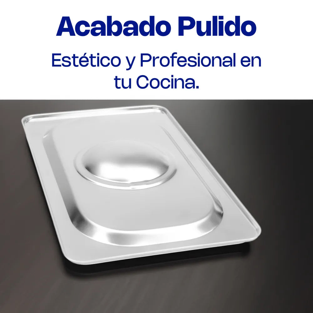 Tapa para Insertos CALEDONIA | GN 1/3 | Acero Inoxidable