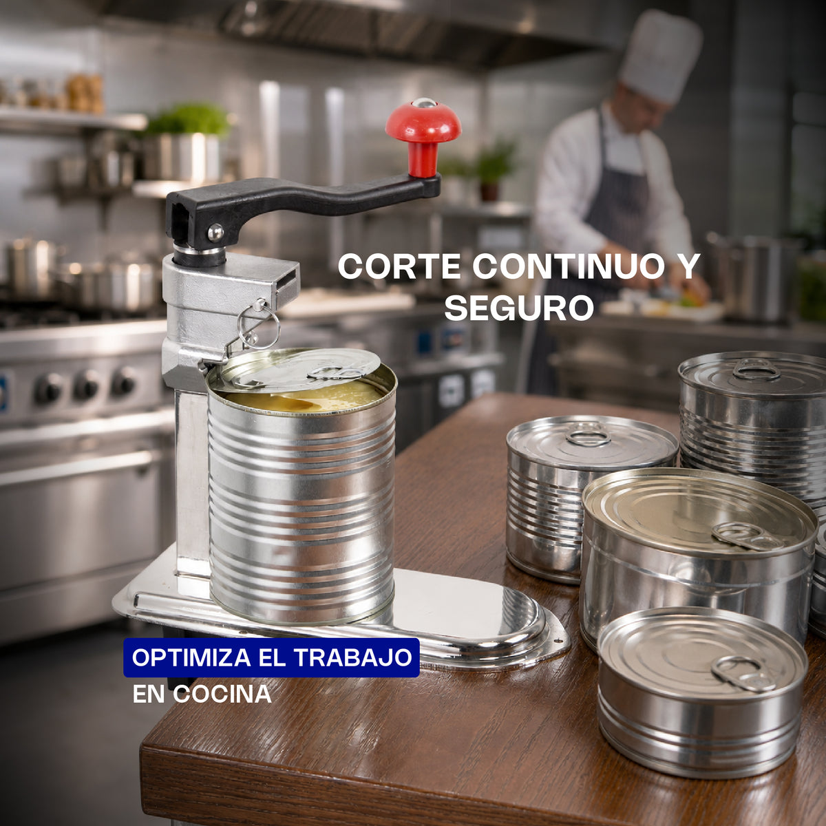Abrelatas industrial con dimensiones 55 cm | Rhino | Abrin-55
