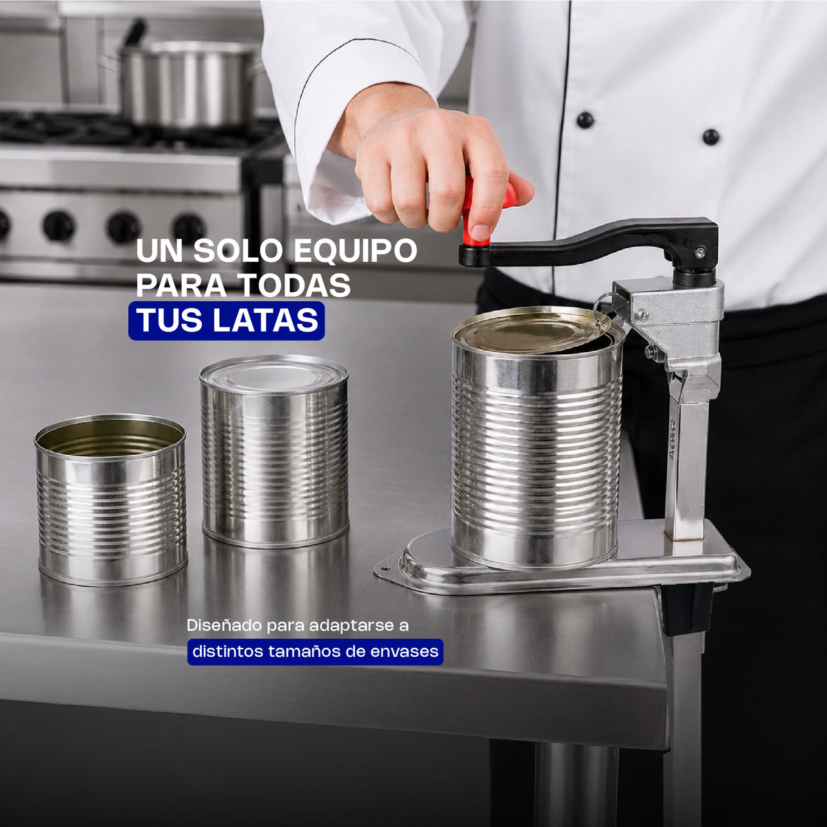 Abrelatas industrial con dimensiones 55 cm | Rhino | Abrin-55