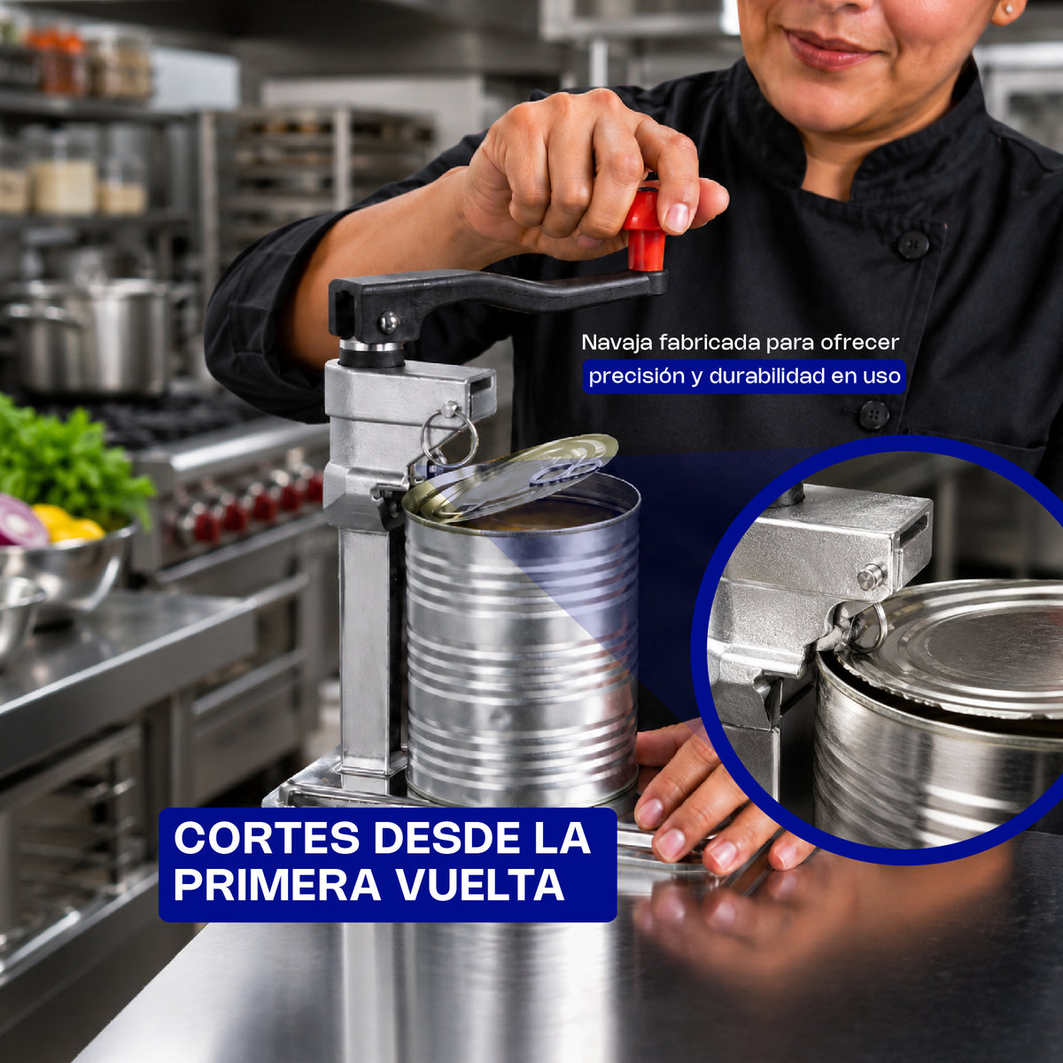 Abrelatas industrial con dimensiones 55 cm | Rhino | Abrin-55