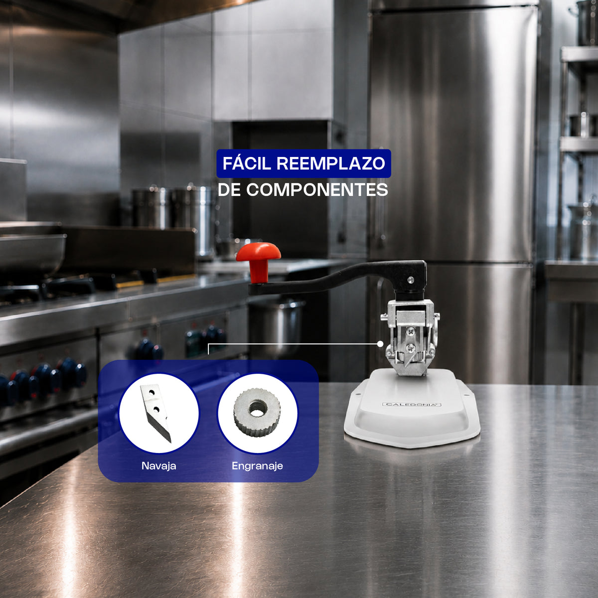 Abrelatas industrial con dimensiones 55 cm | Rhino | Abrin-55