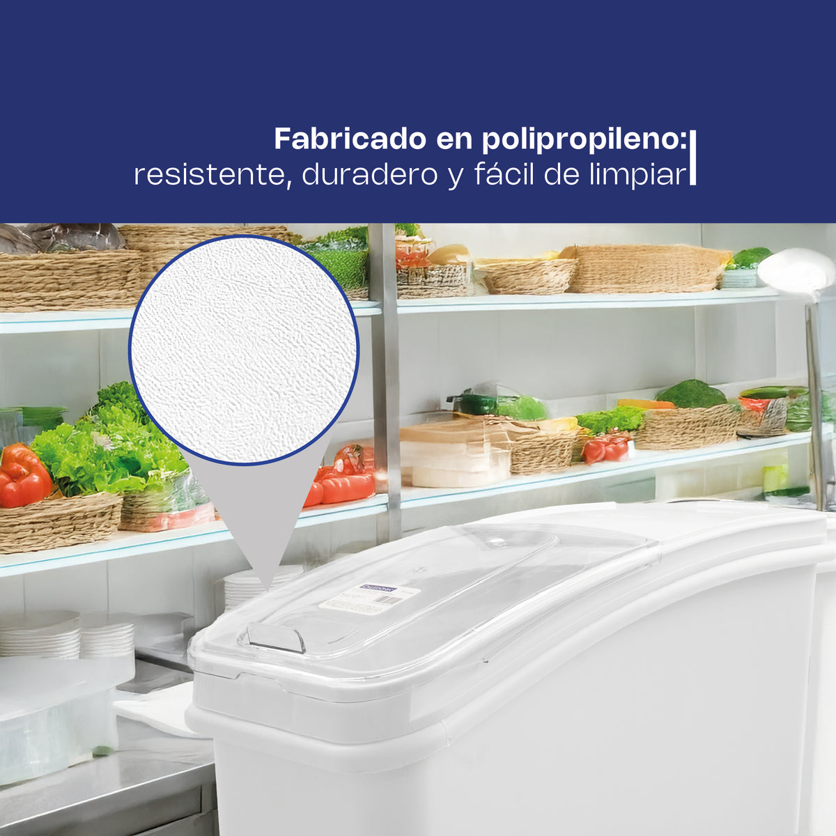Almacenador de polipropileno para granos 79 l | Rhino | Algra-21c