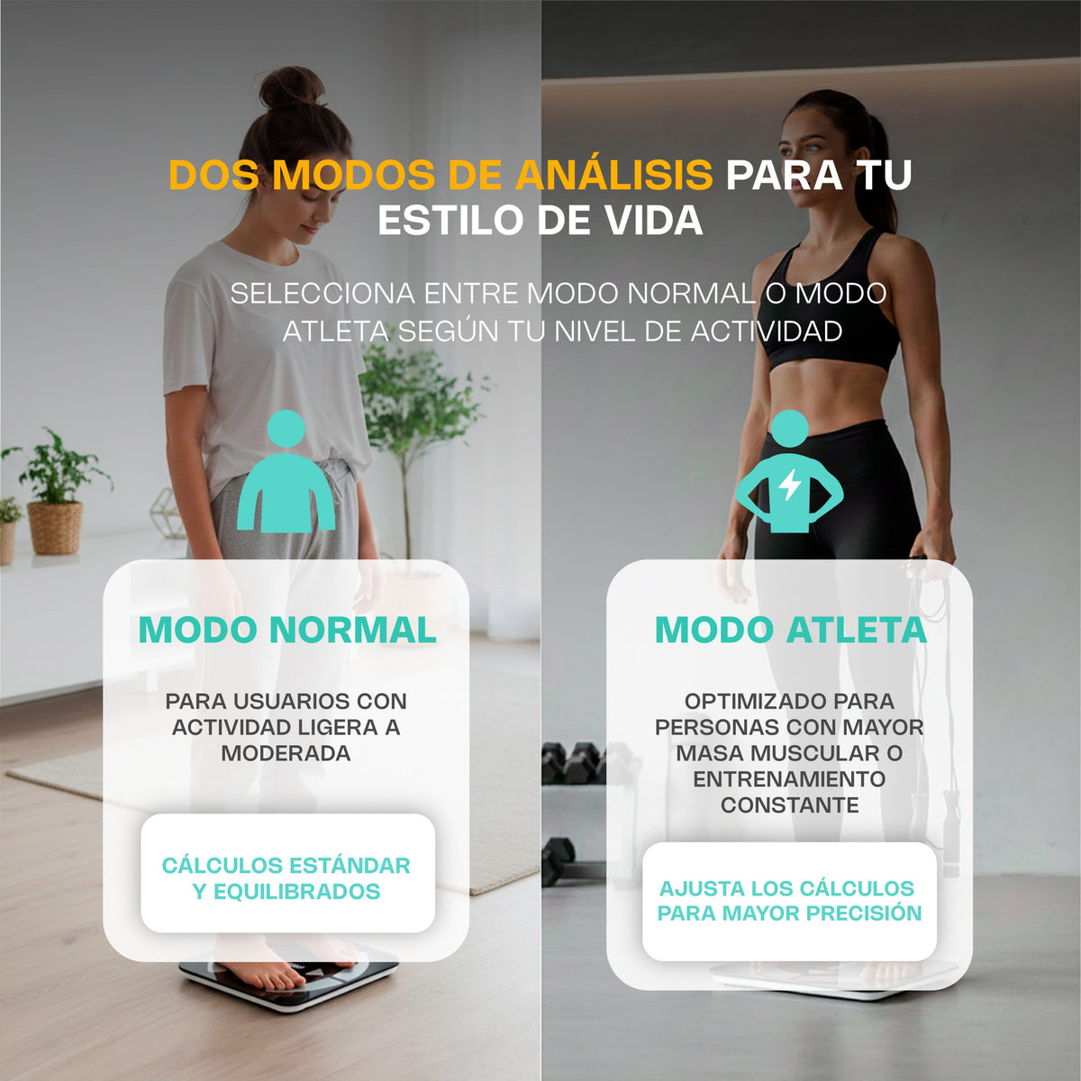Báscula Inteligente Corporal | Plataforma De Vidrio Templado | Formato Corporal | 180 Kg / División 100 G | Uso Comercial | BABAIN-180NG | RHINO