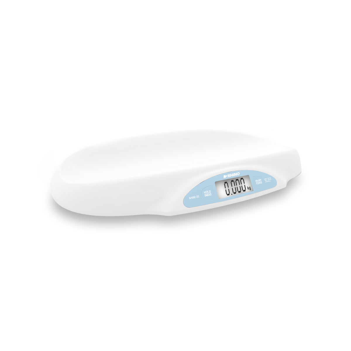Báscula electrónica para bebés 45 kg / 5 g, diseño | Rhino | Babe-25