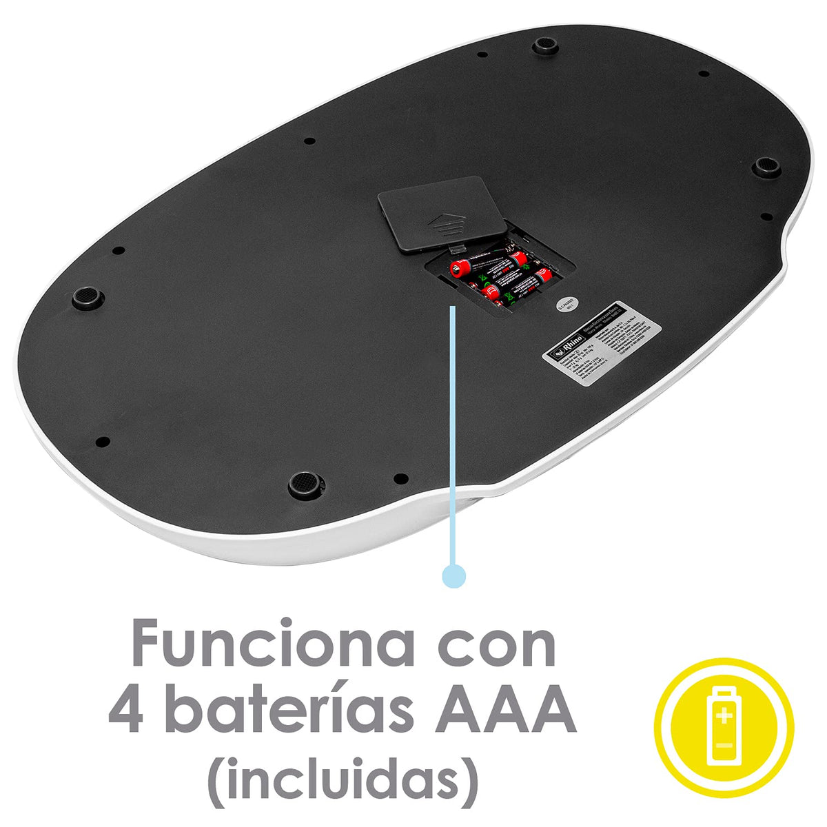 Báscula electrónica para bebés 45 kg / 5 g, diseño | Rhino | Babe-25