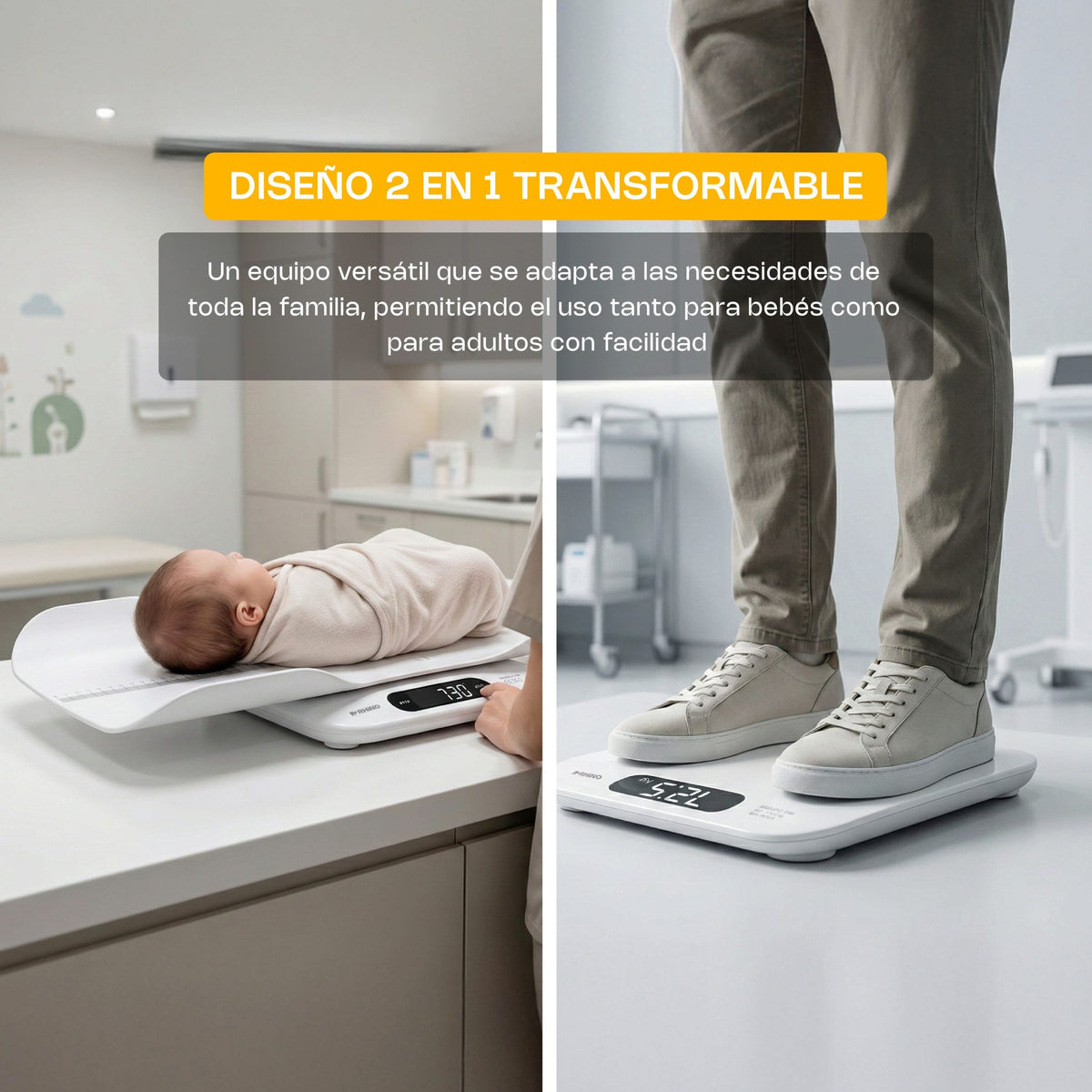 Báscula para bebés y adultos 5 g | Rhino | Babepe-180