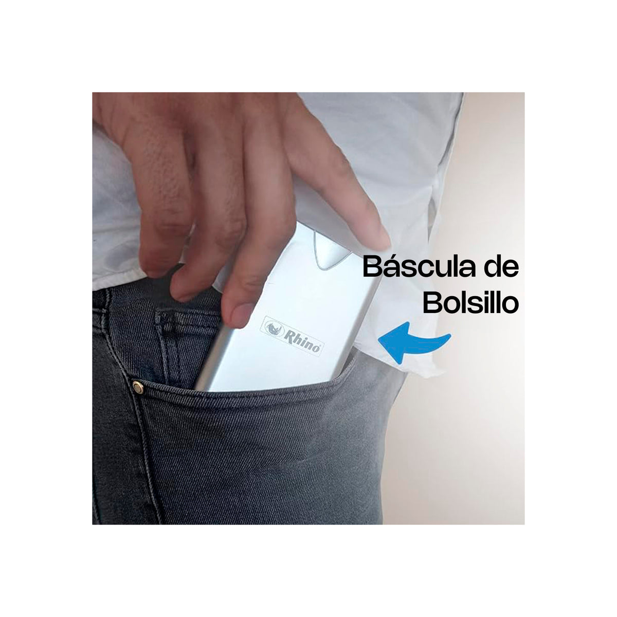 Báscula De Bolsillo | Plataforma De Acero Inoxidable / Carcasa Plástica | Formato De Bolsillo | 100 G / División 0.01 G | Uso Comercial | BABOL-100G | RHINO