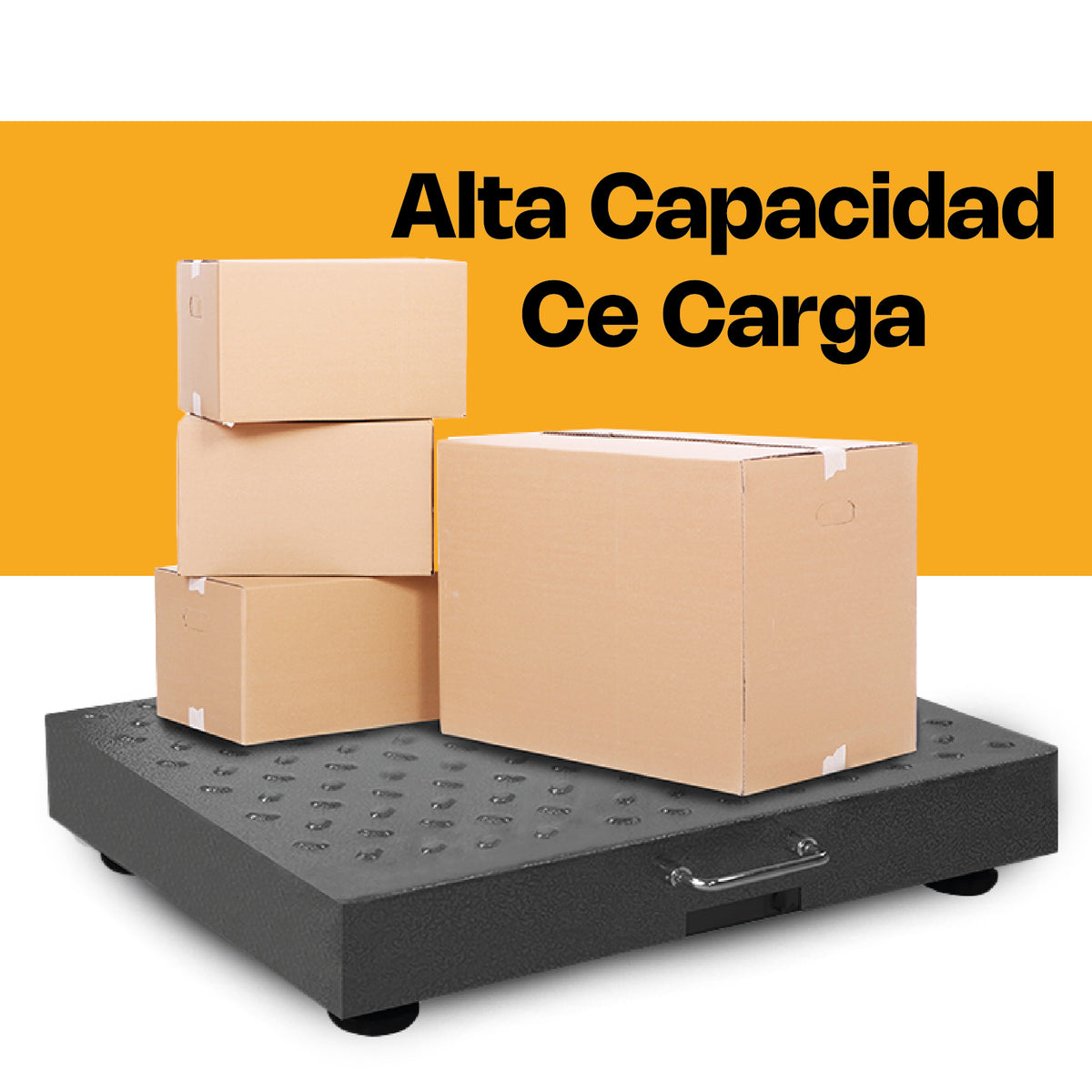 Báscula 300 kg / 100 g, plataforma de acero | Rhino | Bapic-300