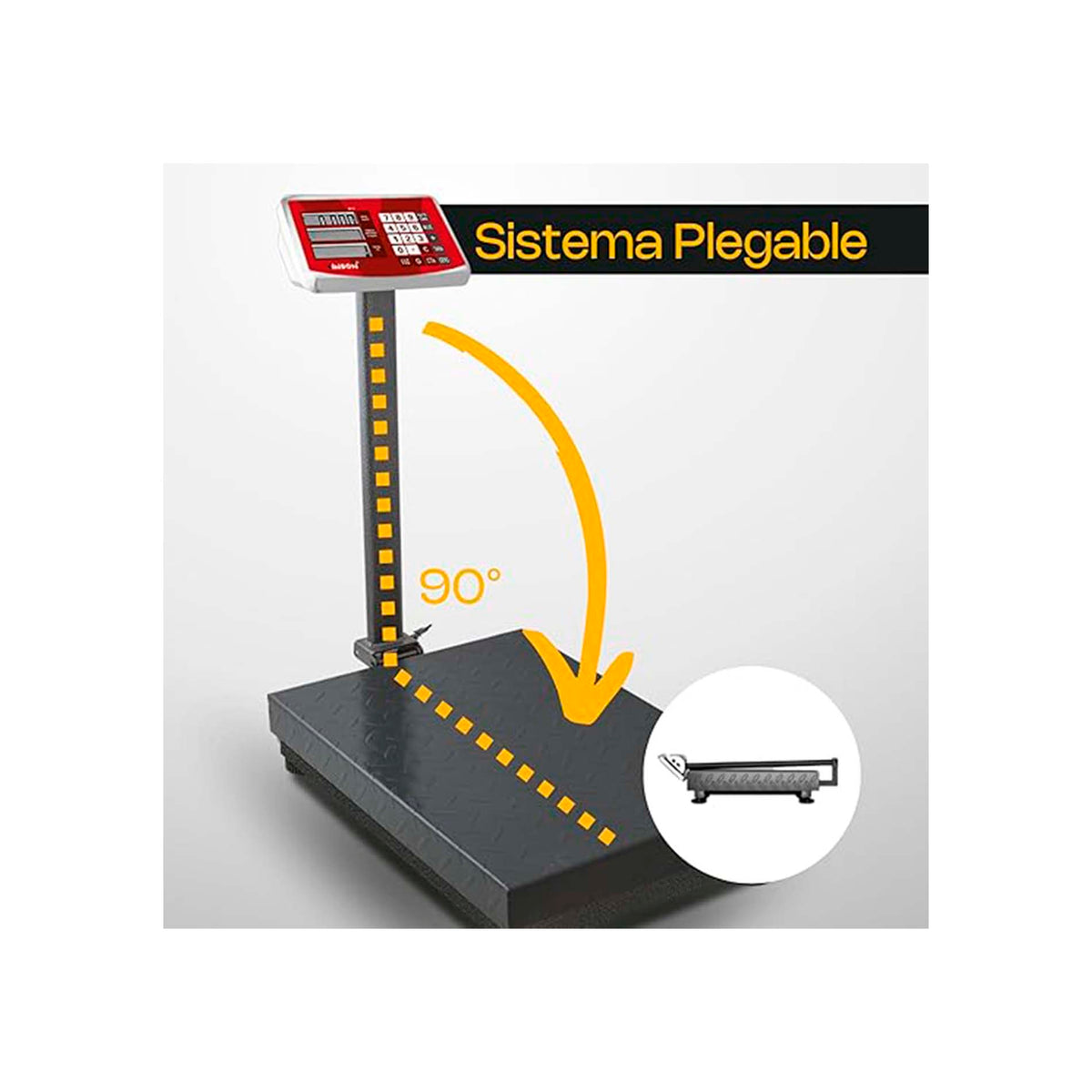 Báscula de plataforma 400 kg / 100 g | Rhino | Baple-400