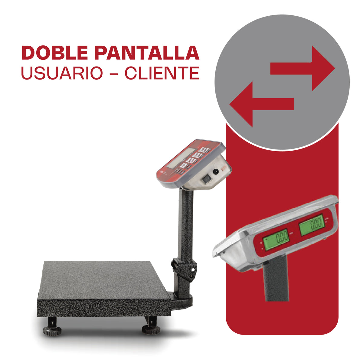 Báscula de plataforma 60 kg / 10 g | Rhino | Baple-60