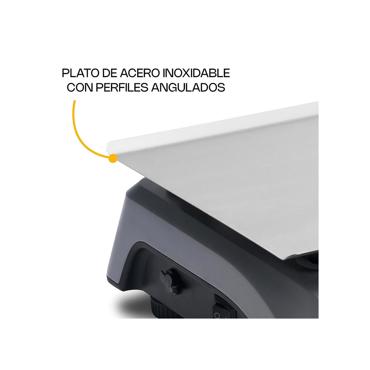 Báscula Peso-Precio | Plato De Acero Inoxidable | Plato Rectangular | 20 Kg / División 2 G | Uso Comercial | BAR-6 | RHINO