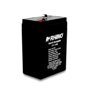 Batería recargable de plomo ácido, 6 v / 4 ah | Rhino | Bat-6vr