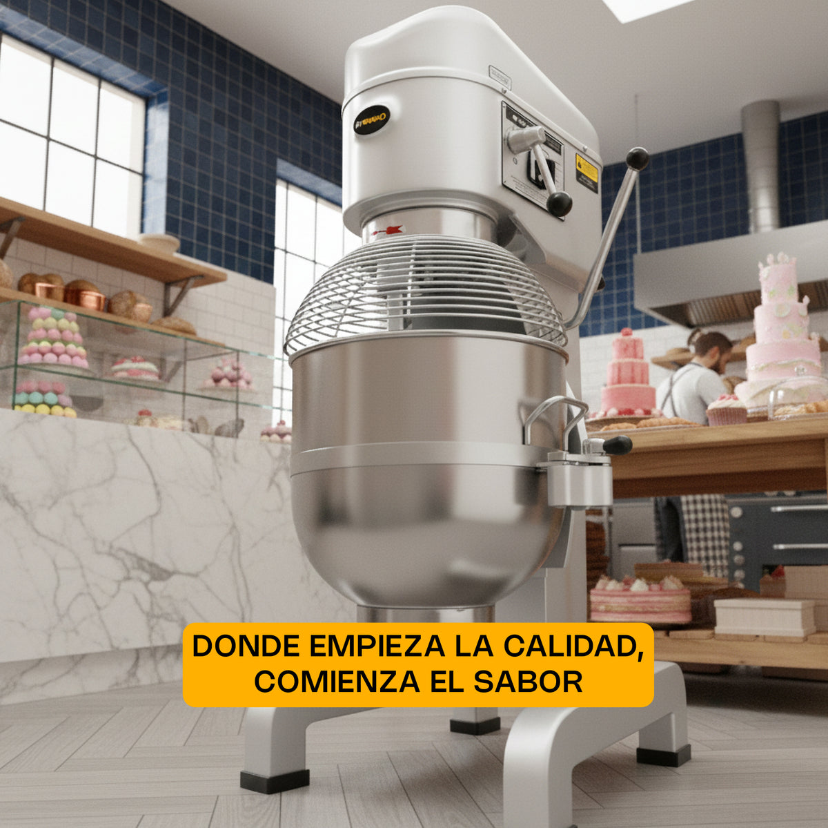 Batidora planetaria, capacidad de 40 l | Rhino | Bati-40x