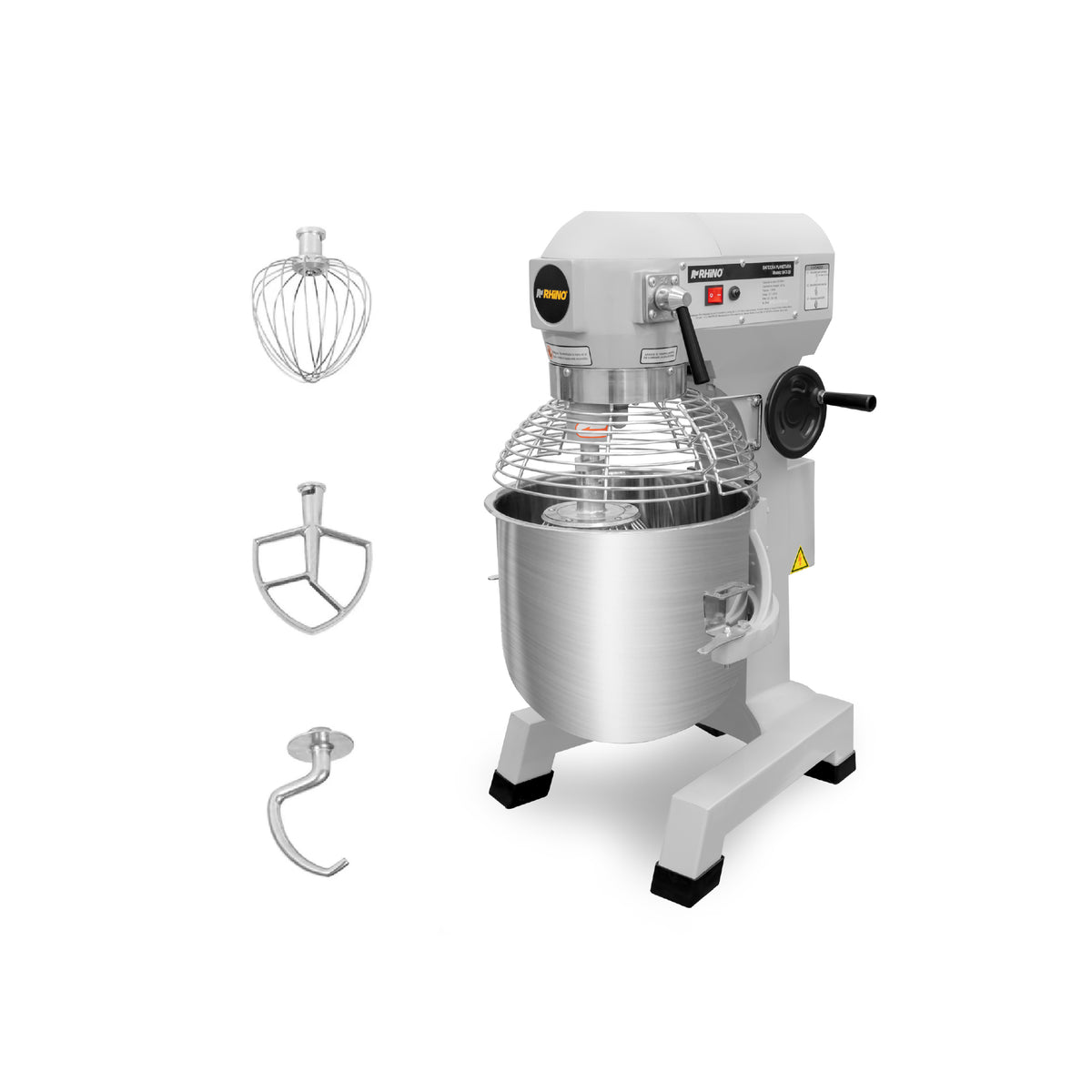 Batidora planetaria, capacidad de 40 l | Rhino | Bati-40x