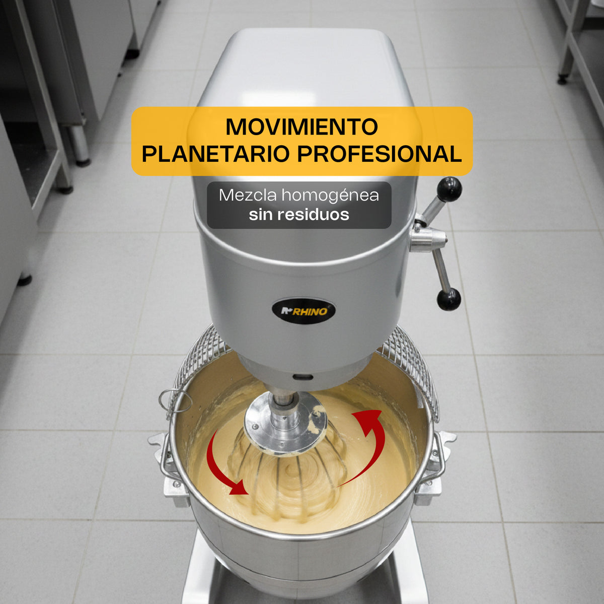 Batidora planetaria, capacidad de 40 l | Rhino | Bati-40x