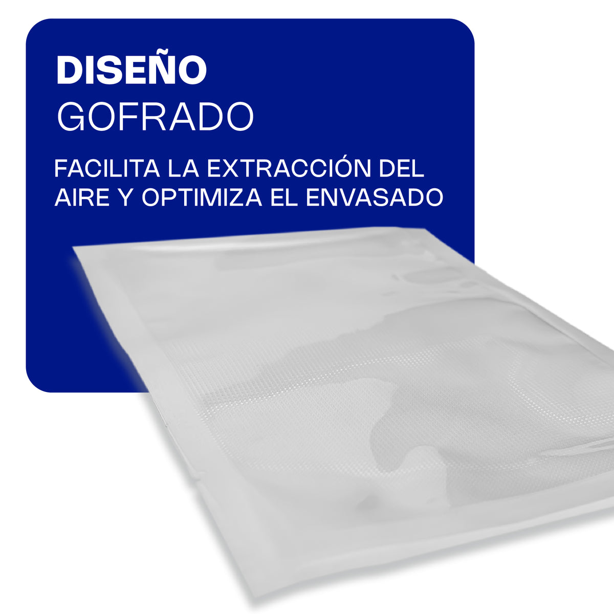 100 bolsas gofradas para empaque al vacío | Rhino | Bovac-20a