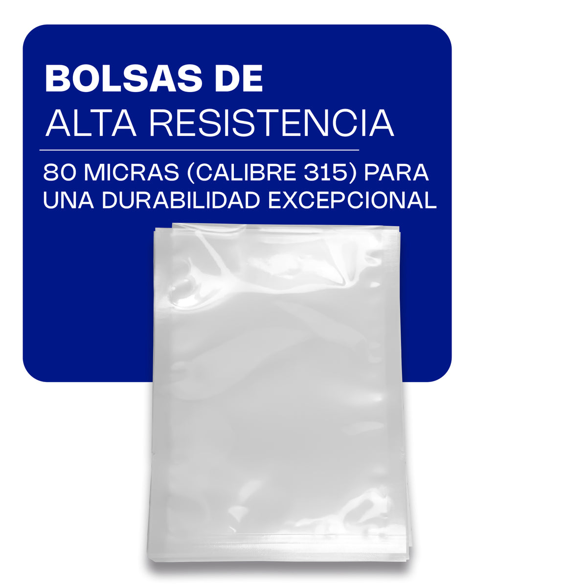 Bolsa Para Empaque Al Vacío | Plástico Para Empaque Al Vacío | 15 X 20 Cm | Uso Comercial | BOVAC-20 | RHINO