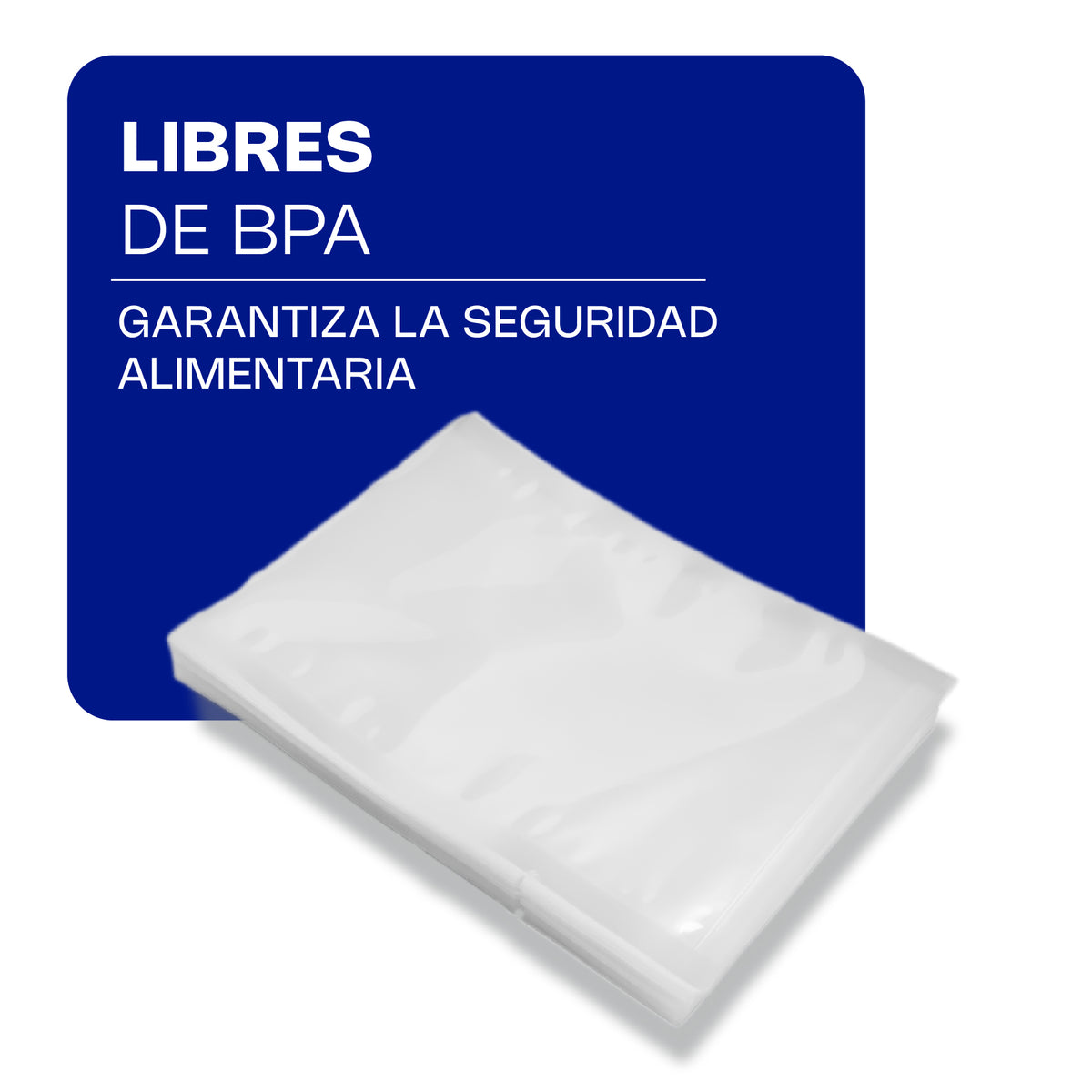 Bolsa Para Empaque Al Vacío | Plástico Para Empaque Al Vacío | 15 X 20 Cm | Uso Comercial | BOVAC-20 | RHINO