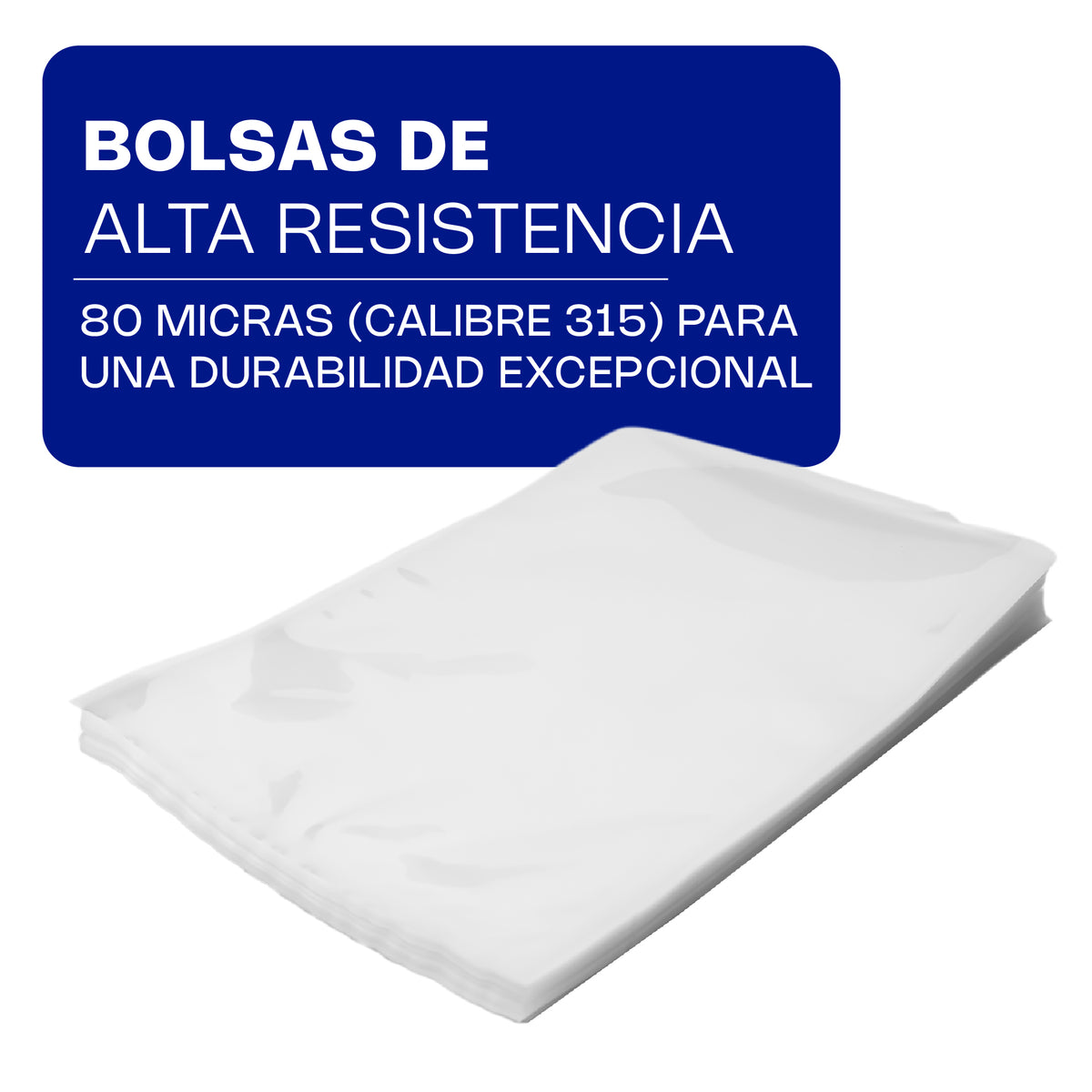 Bolsa Para Empaque Al Vacío | Plástico Para Empaque Al Vacío | 25 X 33 Cm | Uso Comercial | BOVAC-33 | RHINO