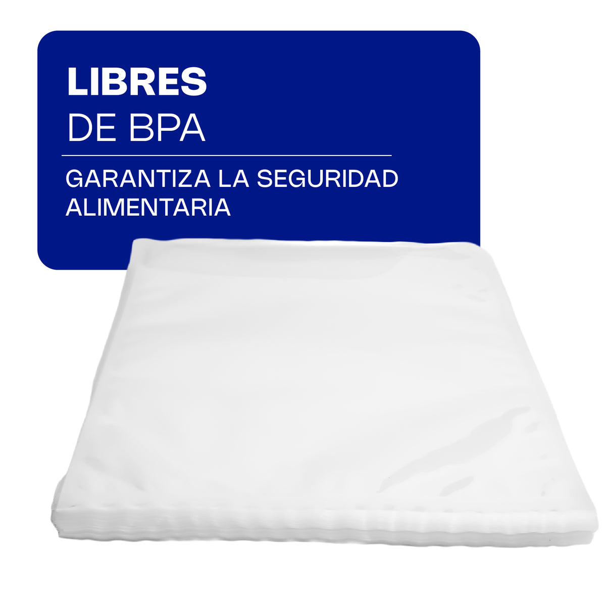 Bolsa Para Empaque Al Vacío | Plástico Para Empaque Al Vacío | 30 X 35 Cm | Uso Comercial | BOVAC-35 | RHINO