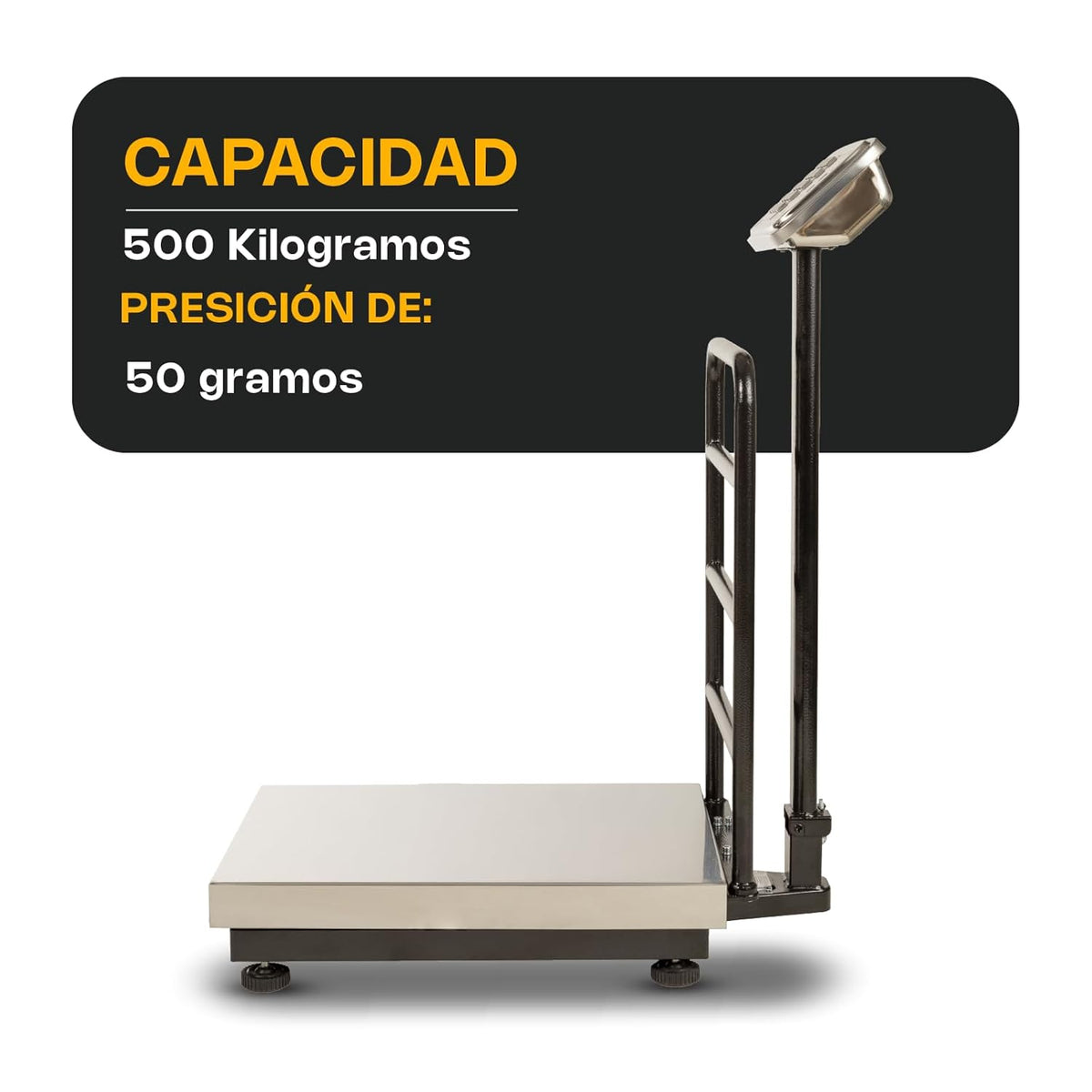 Báscula de plataforma 500 kg / 50 g | Rhino | Bp-500