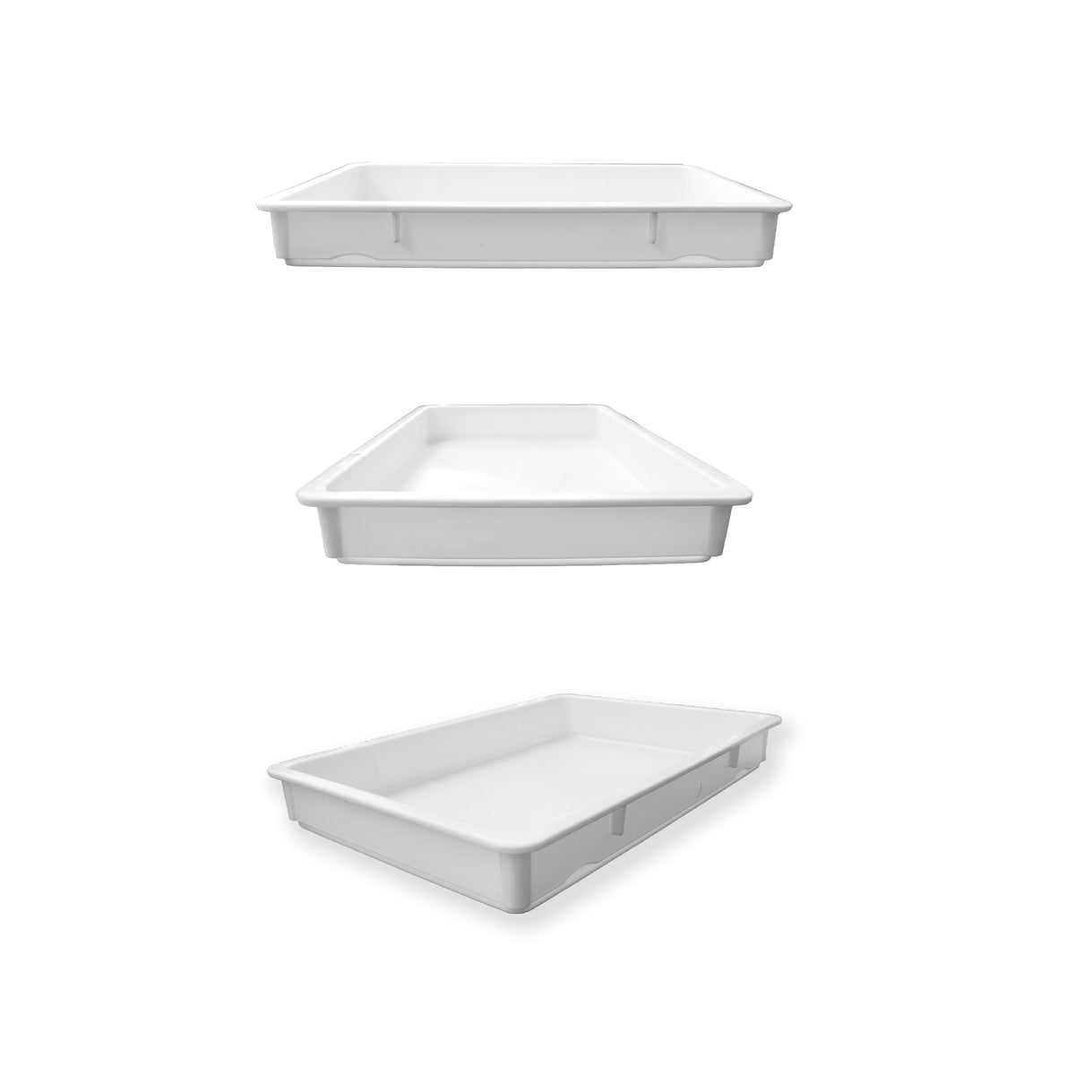 Caja de polipropileno para masa de pizza 3.1" | Rhino | Camapi-18ch