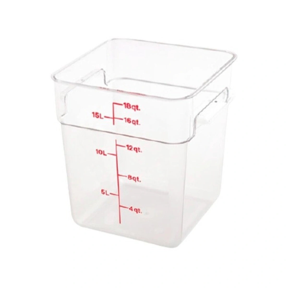 RECIPIENTE CUADRADO | 18 L | USO PROFESIONAL | CONCASSE MCRC15000
