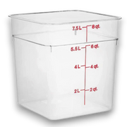 RECIPIENTE CUADRADO | 8 L | USO PROFESIONAL | CONCASSE MCRC7000