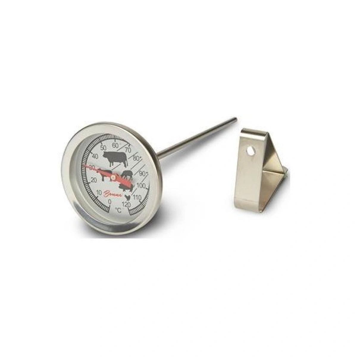 TERMOMETRO ASADOR BIMETÁLICO | 0 PULGADAS | USO PROFESIONAL | CONCASSE MCT30160