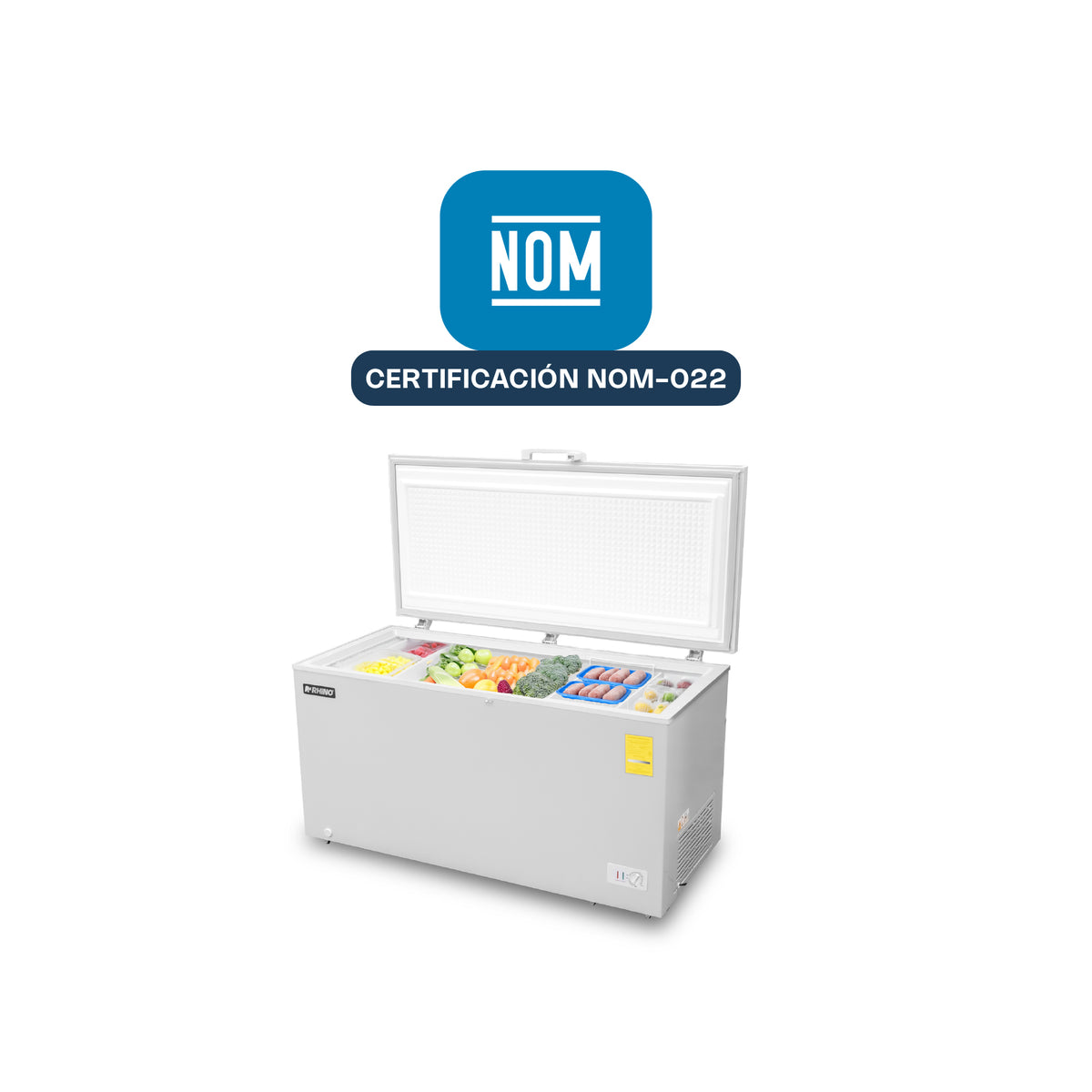 Congelador horizontal 16 ft³, temperatura | Rhino | Congeco-16