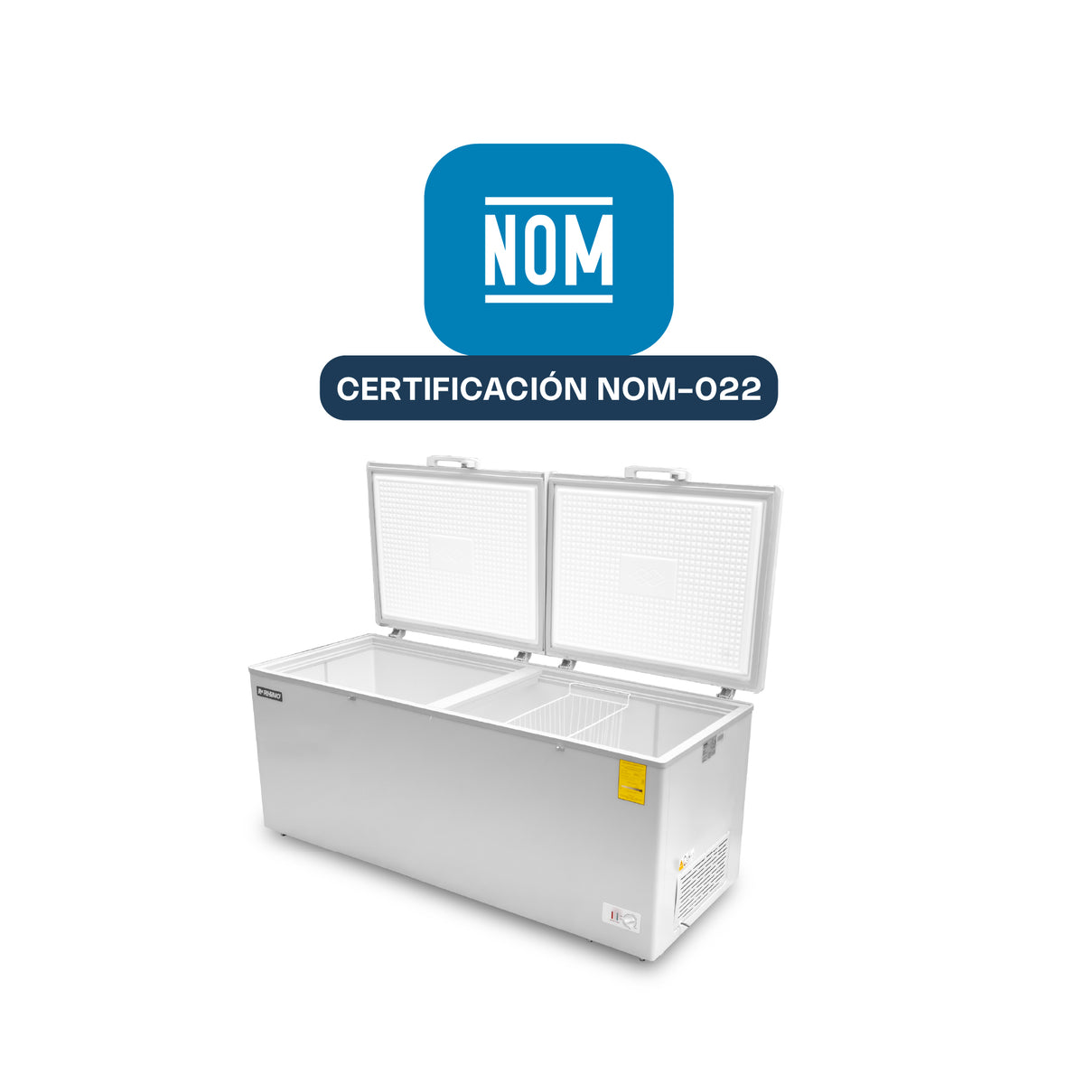 Congelador horizontal 24 ft³, temperatura | Rhino | Congeco-24x