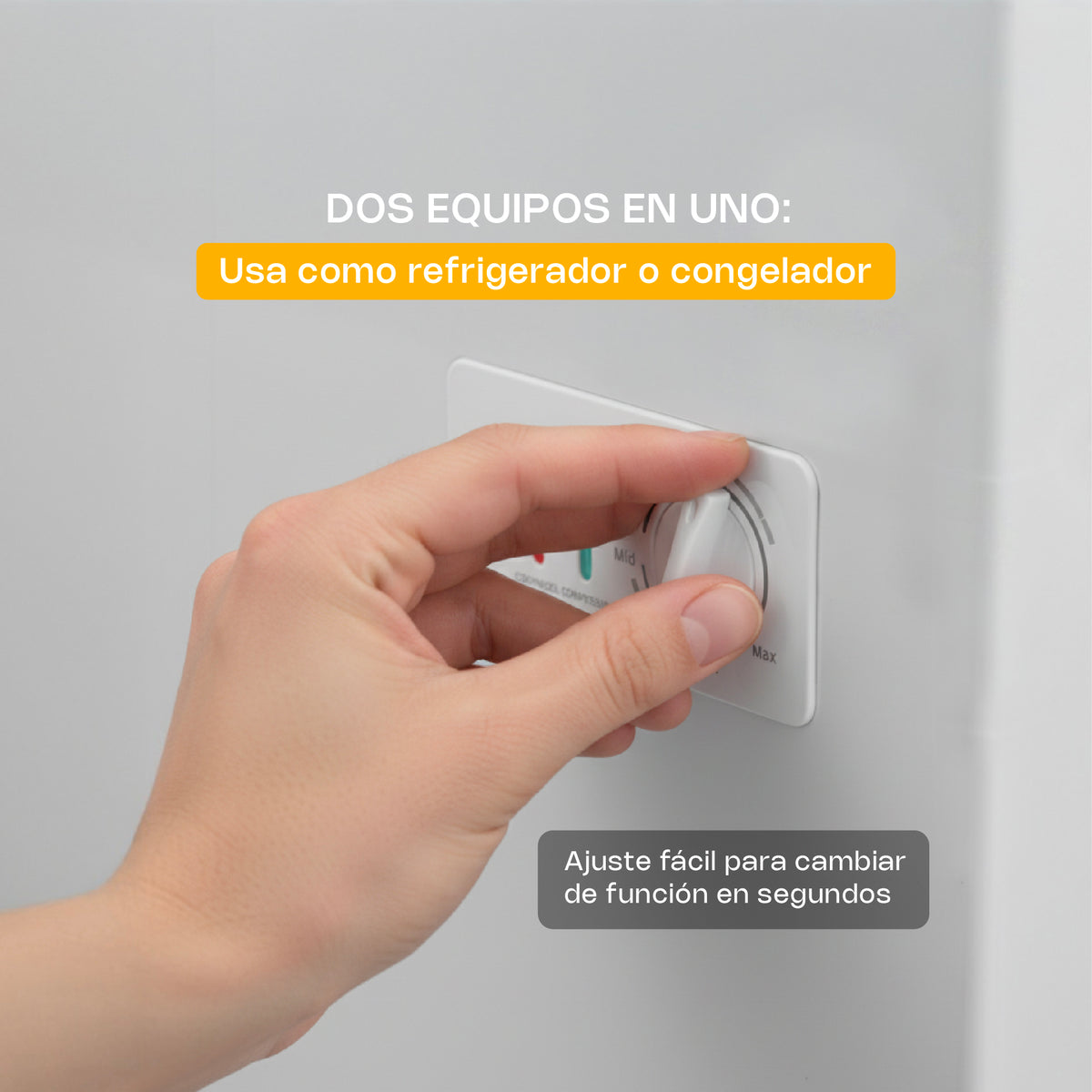 Congelador horizontal 24 ft³, temperatura | Rhino | Congeco-24x