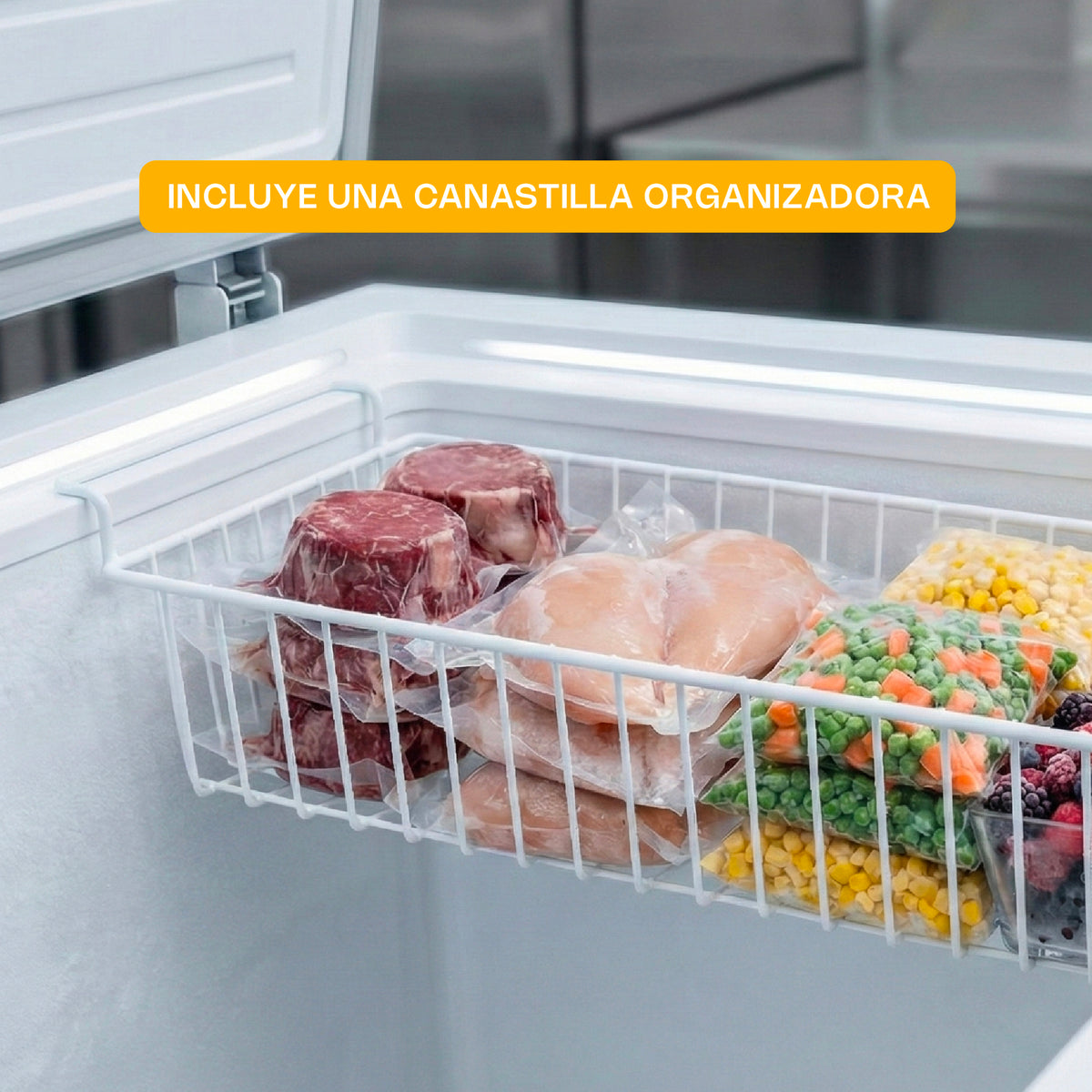 Congelador horizontal 24 ft³, temperatura | Rhino | Congeco-24x