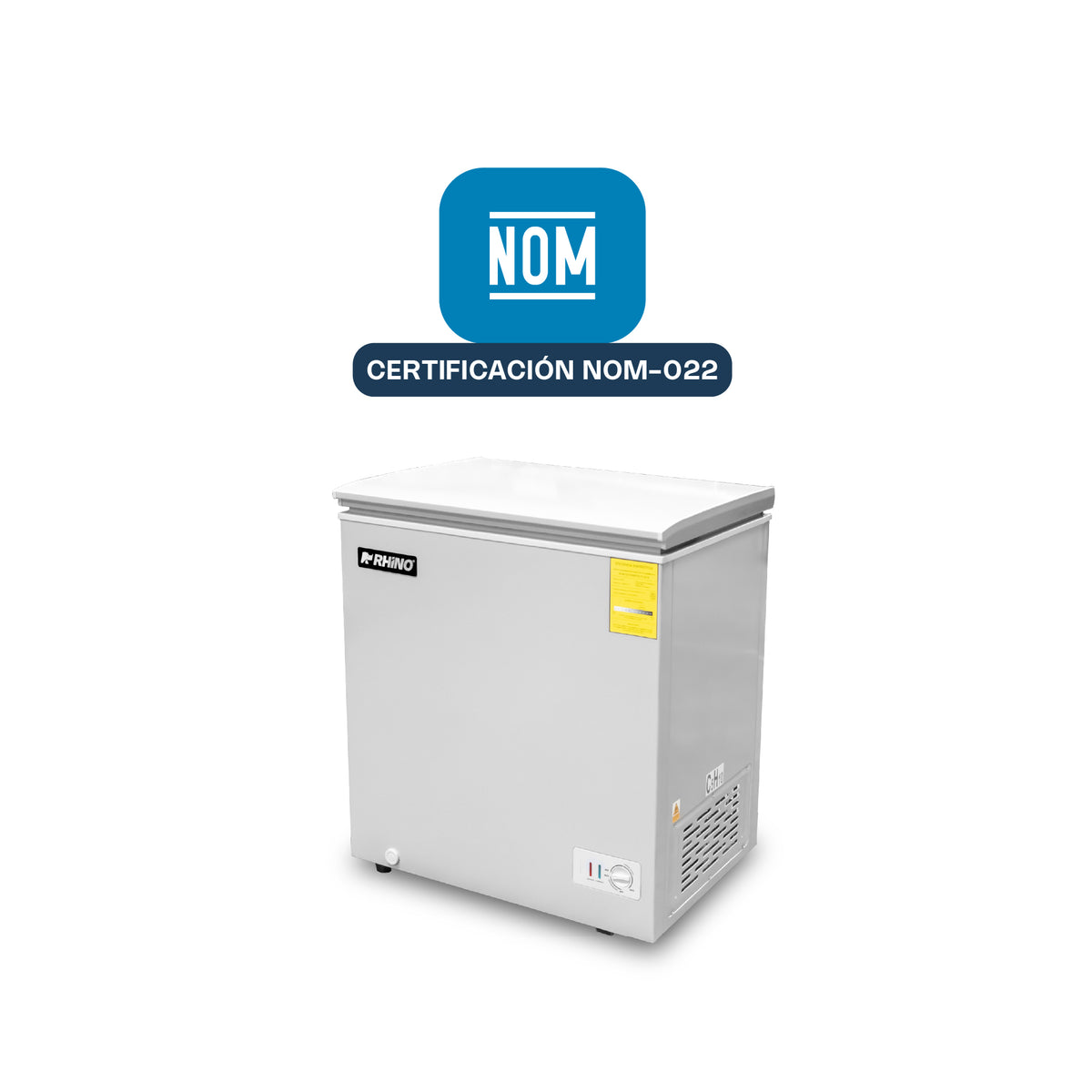 Congelador horizontal 5 ft³, temperatura | Rhino | Congeco-5