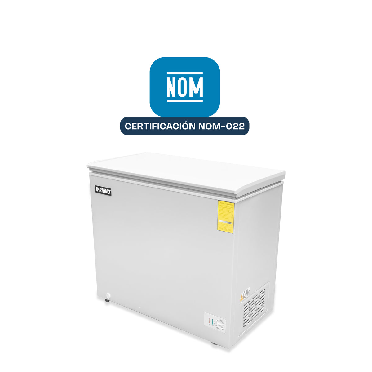 Congelador horizontal 7 ft³, temperatura | Rhino | Congeco-7