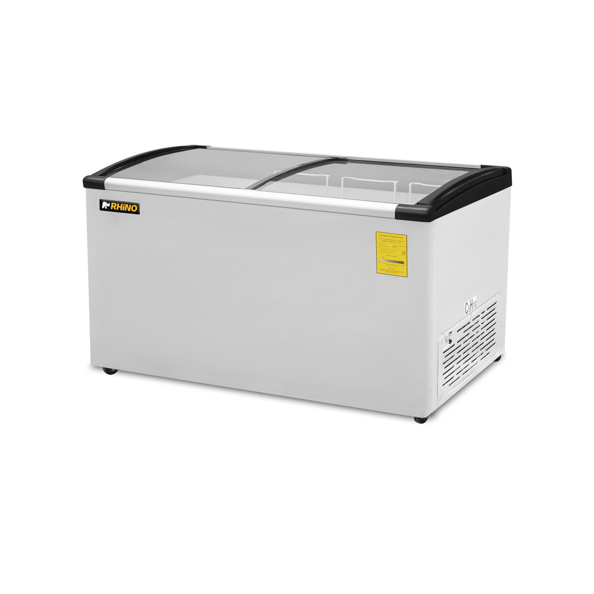Congelador horizontal tapa de cristal curvo | Rhino | Congecri-10c