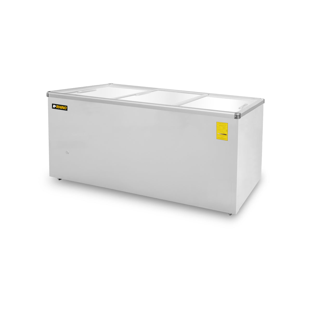 Congelador tapa de cristal plano 12 ft³ | Rhino | Congecri-12p