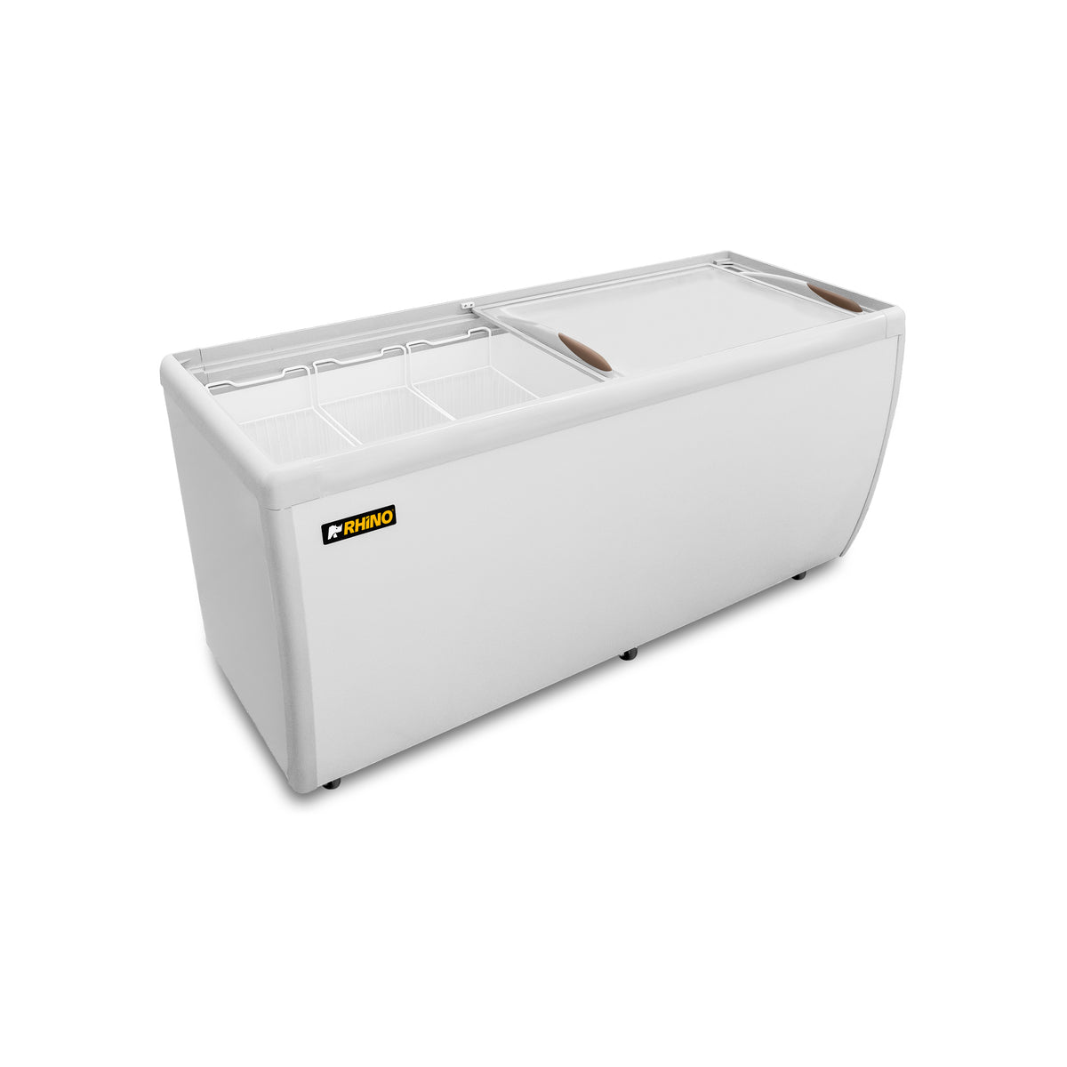 Congelador horizontal tapa de cristal plano | Rhino | Congecri-16p