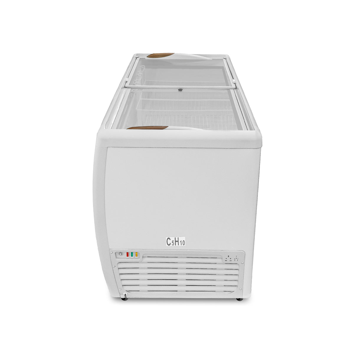 Congelador horizontal tapa de cristal plano | Rhino | Congecri-16p