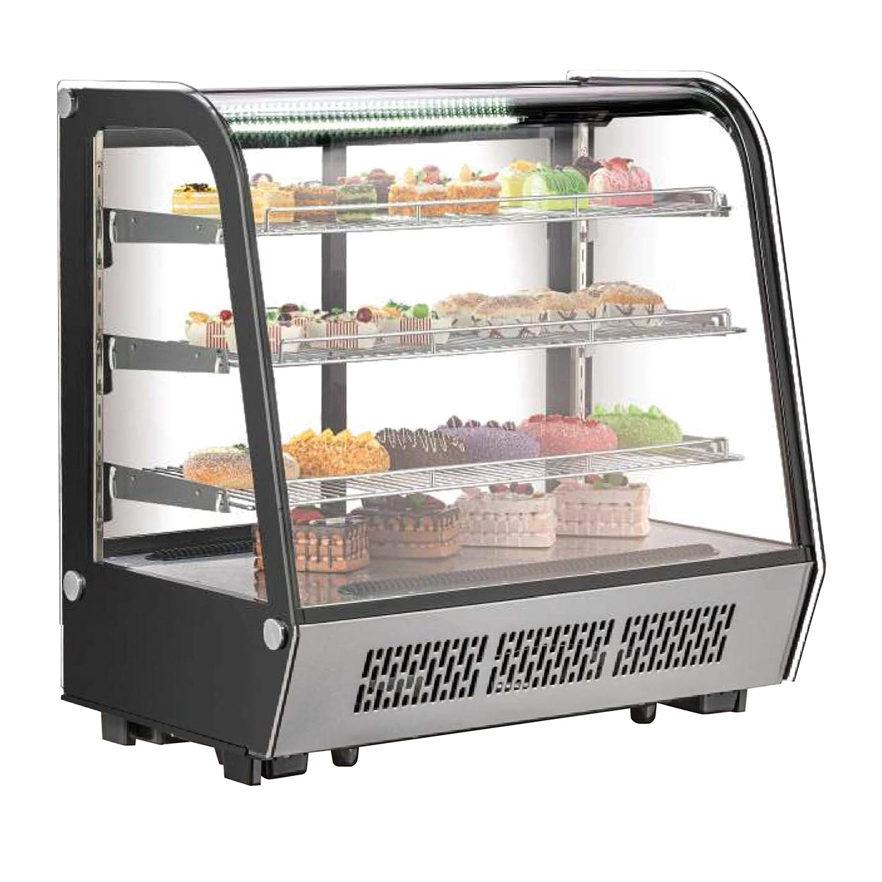 VITRINA REFRIGERADA CRISTAL CURVO - 4 NIVELES | CW-145R