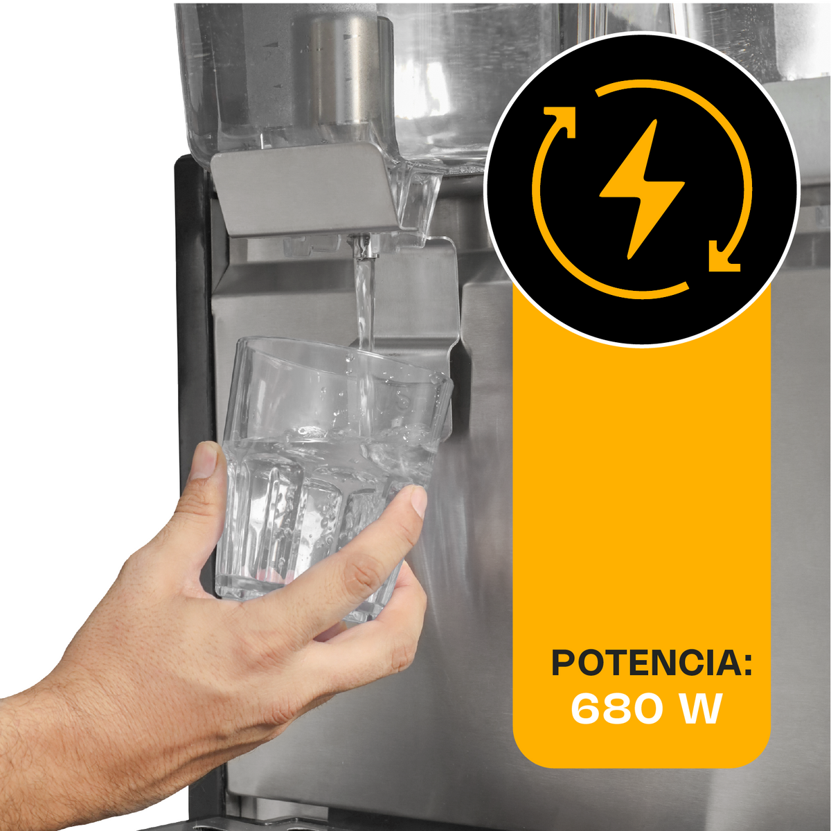 Dispensador De Bebidas Frías | Tanques De Policarbonato / Estructura Metálica | 3 Tanques | 3 Tanques De 18 L C/U | Uso Comercial | DISBEF | RHINO