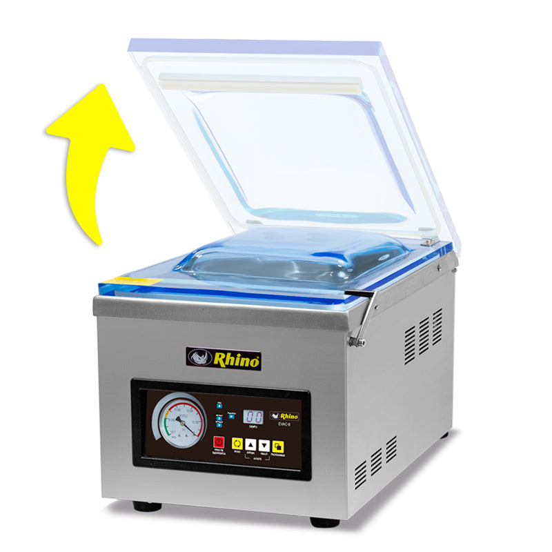 Empacadora al vacío con doble cámara de vacío m³/h | Rhino | Evac-8