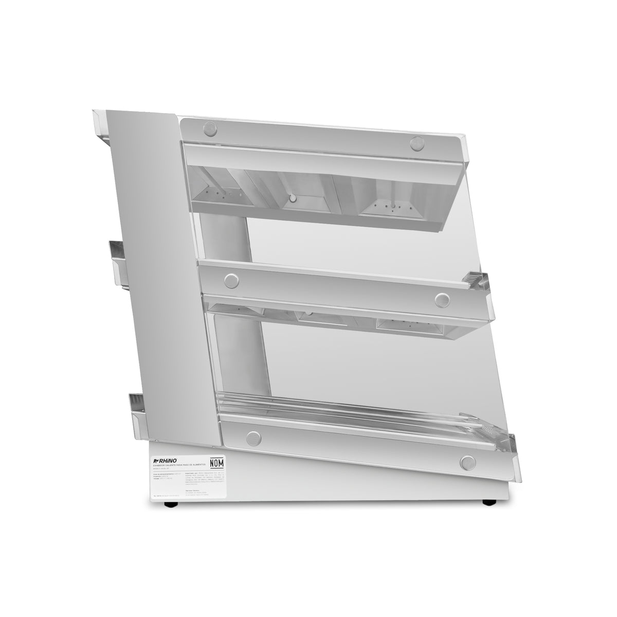 Exhibidor caliente para paso de alimentos 0.87 m2 | Rhino | Excal-87