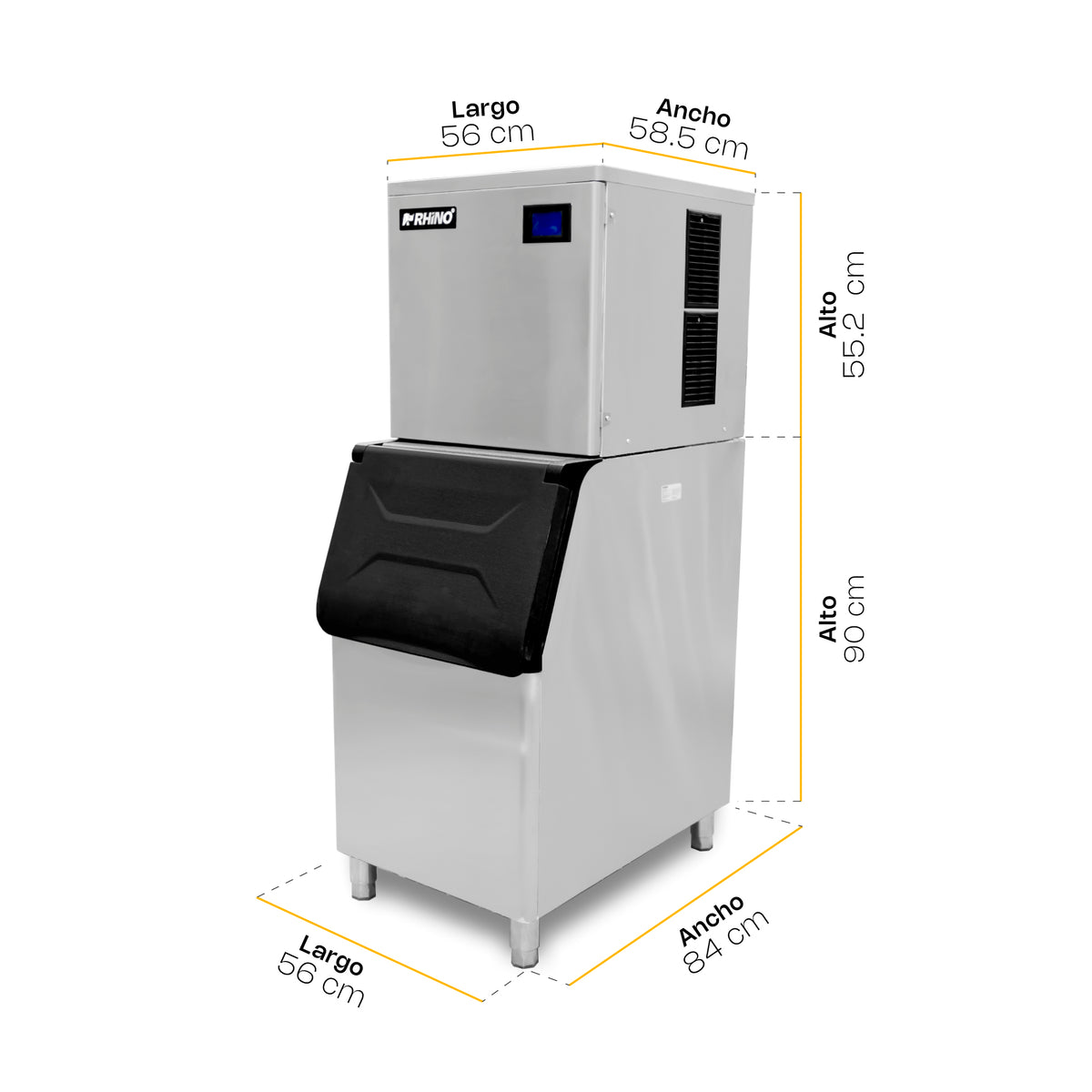 Fábrica de hielo, capacidad de producción diaria | Rhino | Fahiel-200