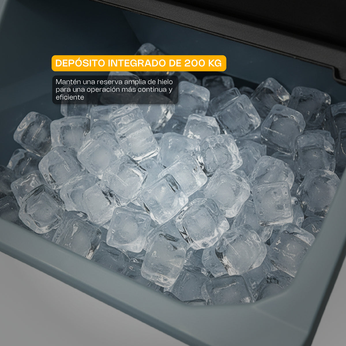 Fábrica de hielo en cubo 230 kg | Rhino | Fahiel-230