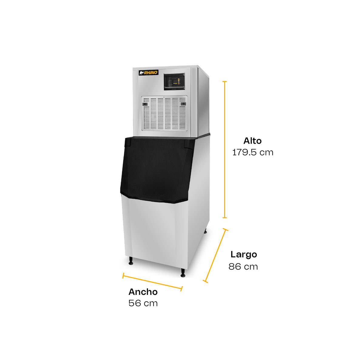 Fábrica de hielo frappé 250 kg | Rhino | Fahiel-250f
