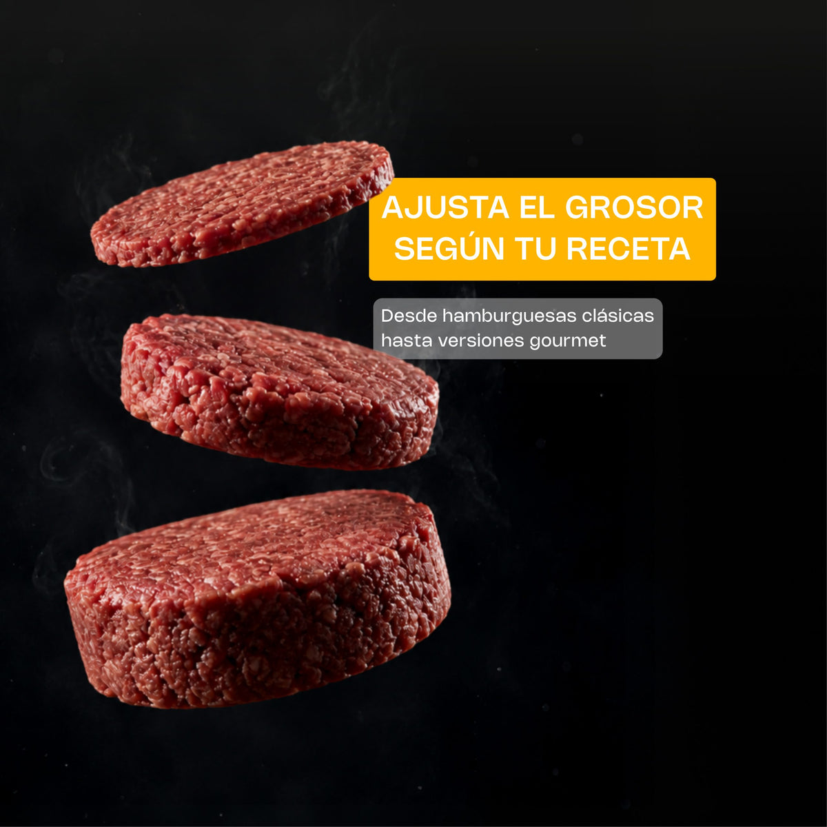 Formador de hamburguesas con diámetro 130 mm | Rhino | Fham-13