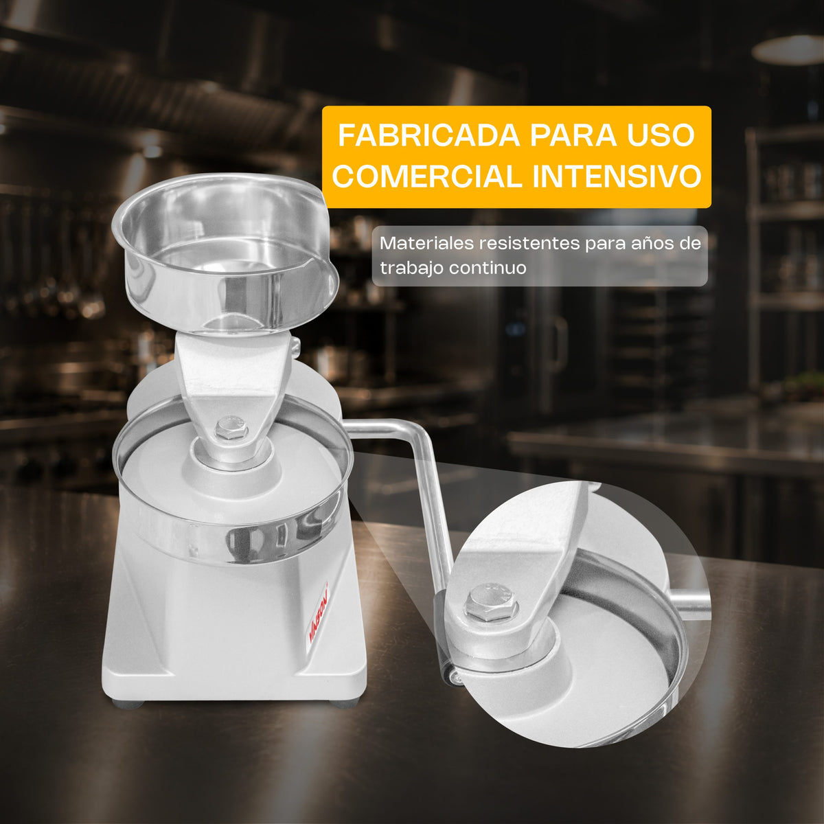 Formador de hamburguesas con diámetro 130 mm | Rhino | Fham-13